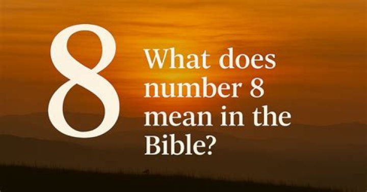 What does 8 mean in a text?