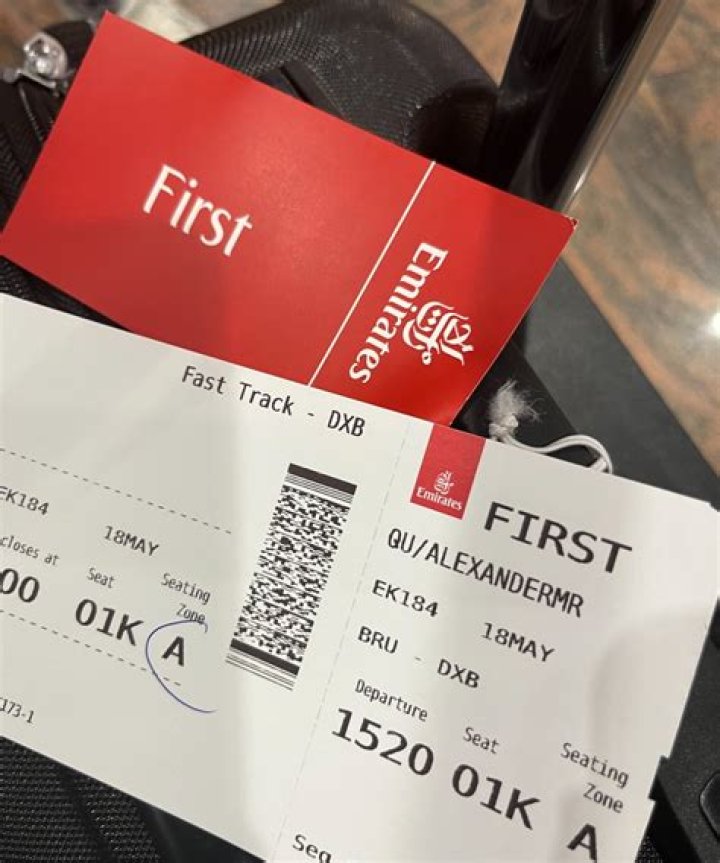 What does a first class ticket get you?