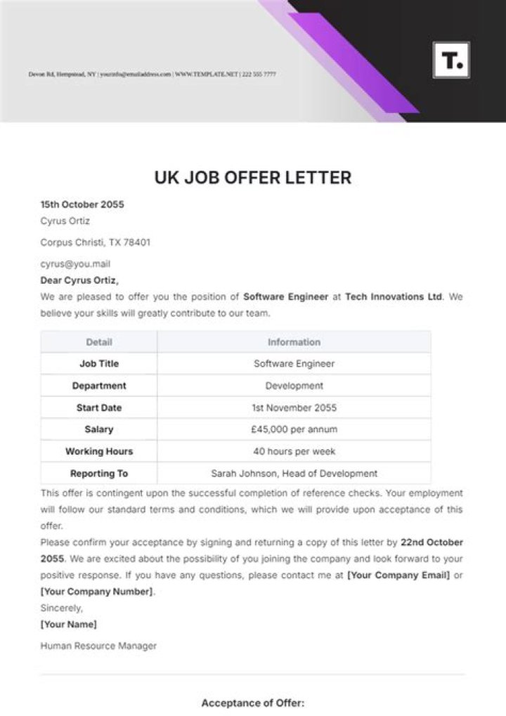 What does a soft job offer mean?