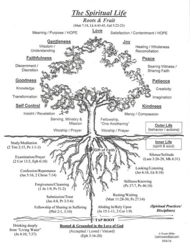 What does a tree represent spiritually in the Bible?