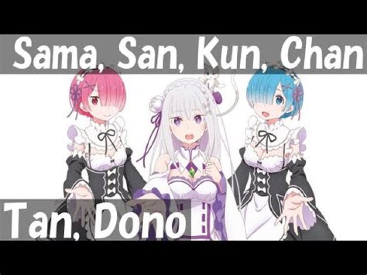 What does Dono mean in anime?