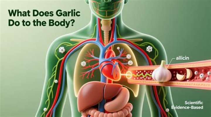 What does garlic do in the body of a man?