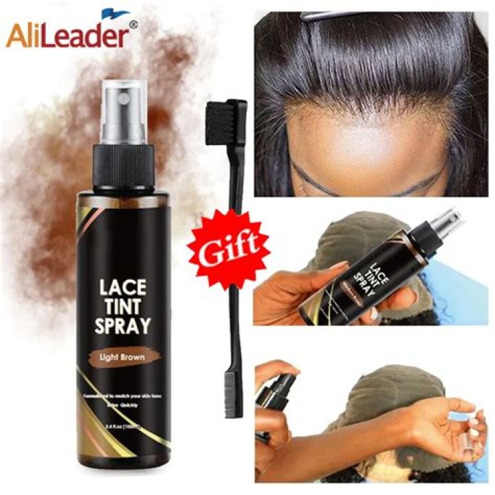 What does lace tint Spray do?