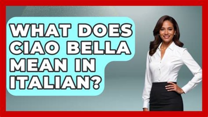 What does name Bella mean?