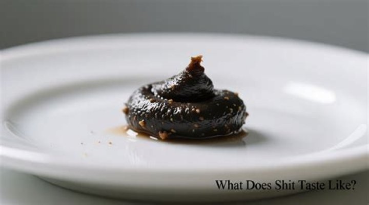 What does poop taste like?