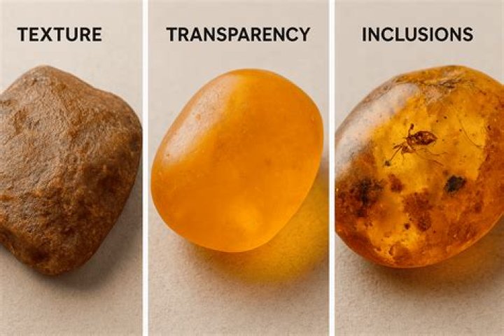 What does real amber look like?