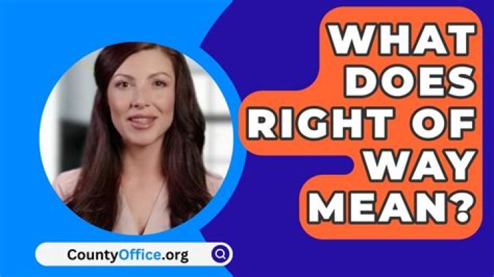 What does right of access mean UK?