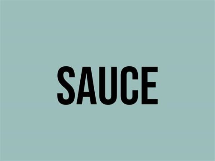 What does sauce mean in slang?