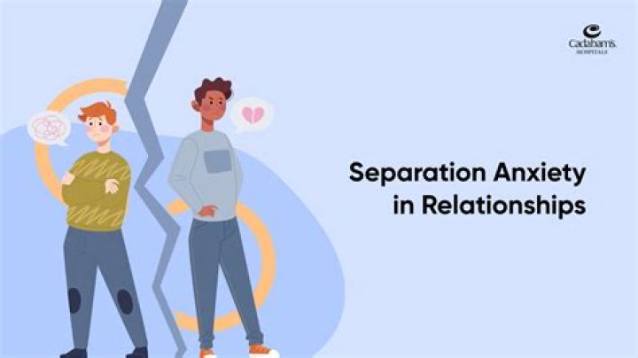 What does separation anxiety look like in relationships?