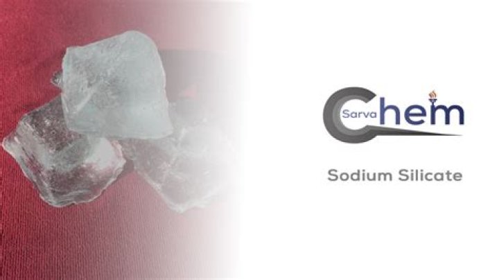 What does sodium silicate do to clay?