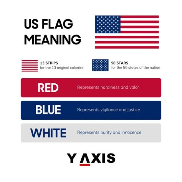 What does the GREY and blue American flag mean?
