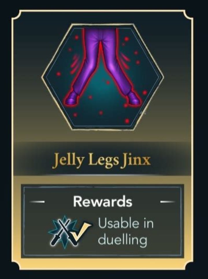 What does the jelly legs jinx do?