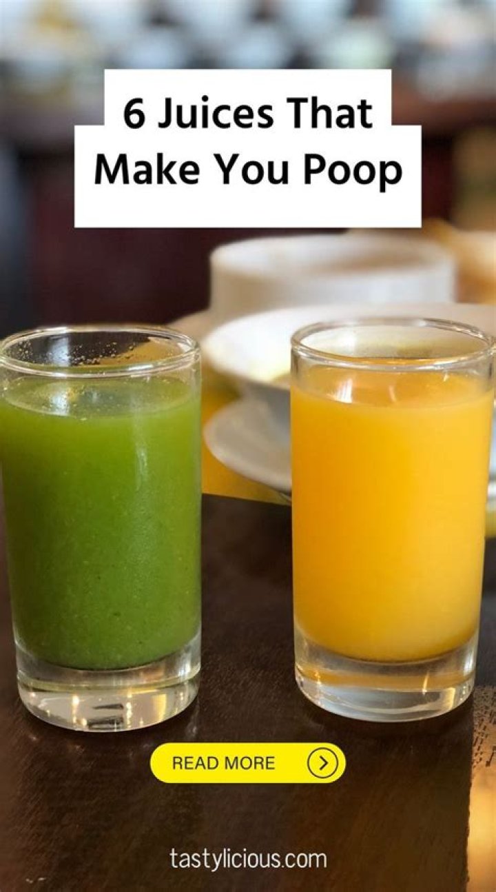 What drink makes you poop?