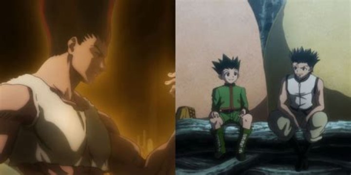 What episode do Gon and killua have a food fight?