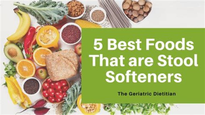 What foods soften your stool?