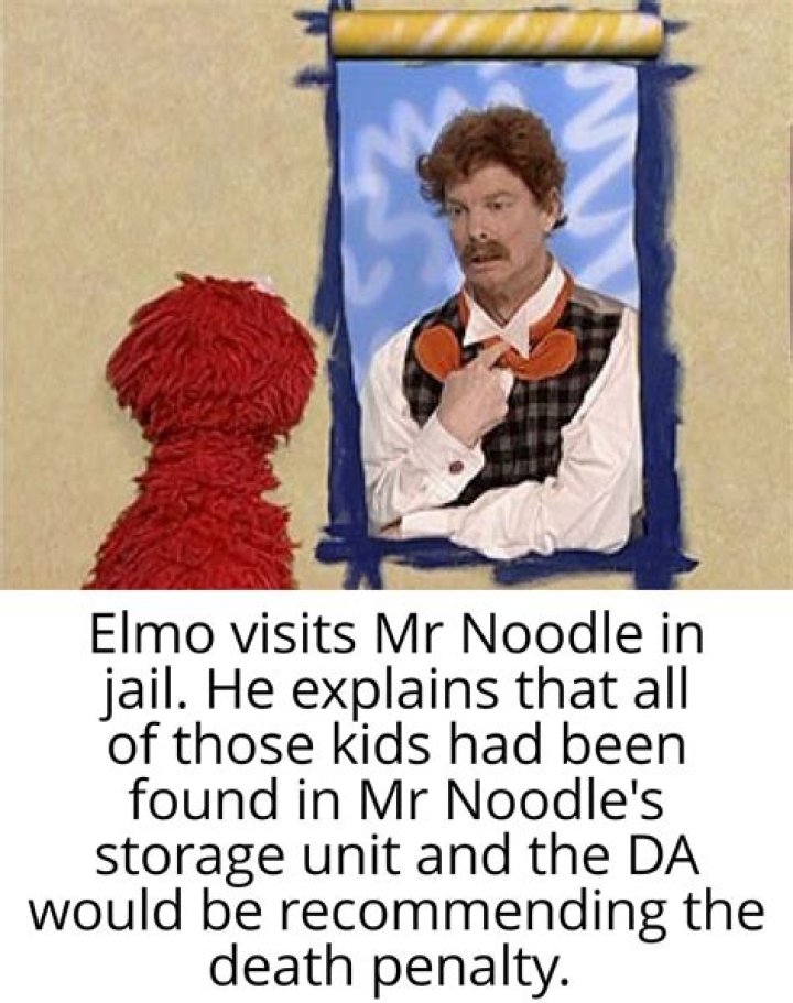 What happened to the old Mr Noodle on Elmo?