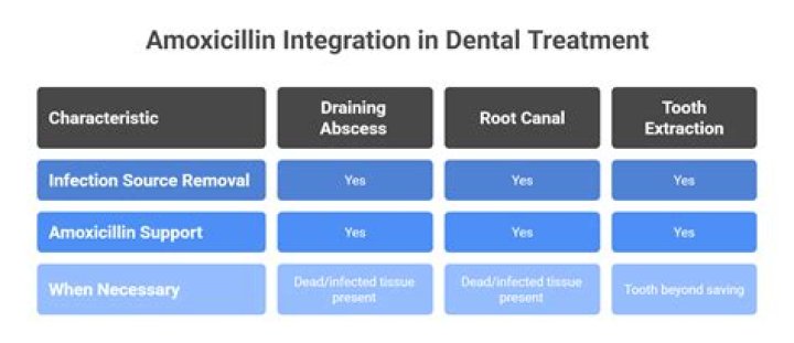 What happens if amoxicillin doesn't work for tooth infection?