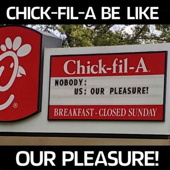 What happens if I say my pleasure at Chick-fil-A?