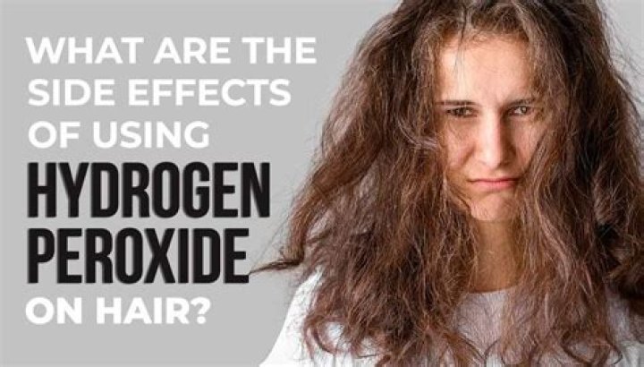 What happens if you put hydrogen peroxide in your hair?