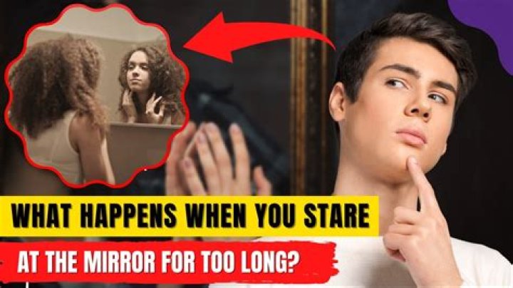 What happens if you stare at yourself in the mirror for 10 minutes?