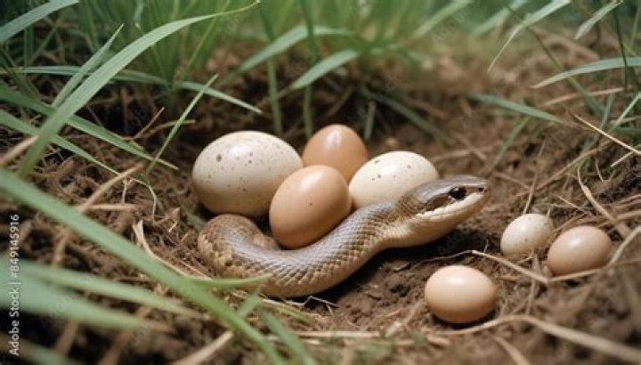 What happens to unfertilized snake eggs?