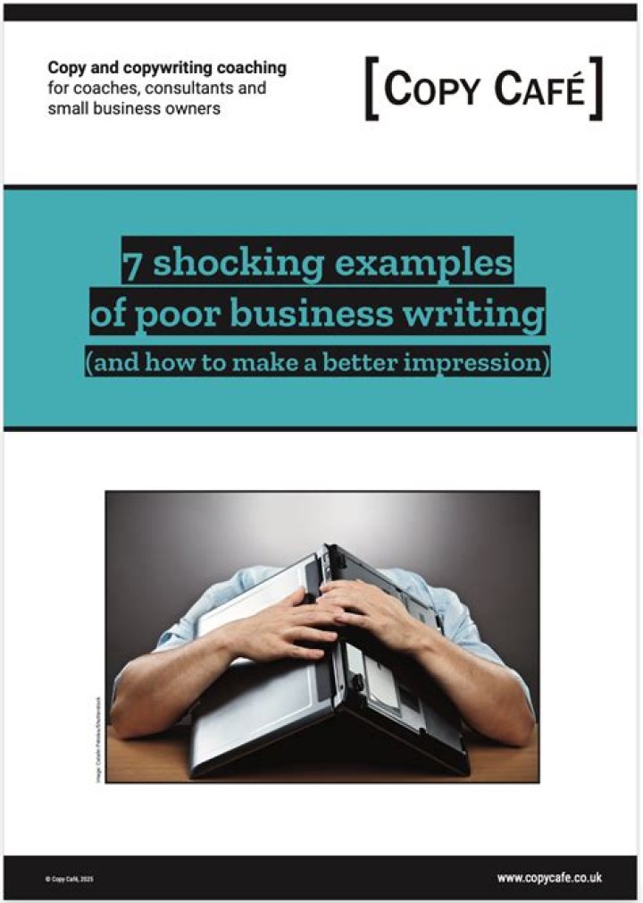 What is a bad business writing?