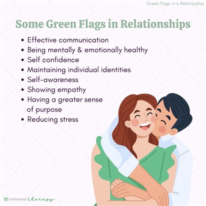 What is a green flag in relationship?