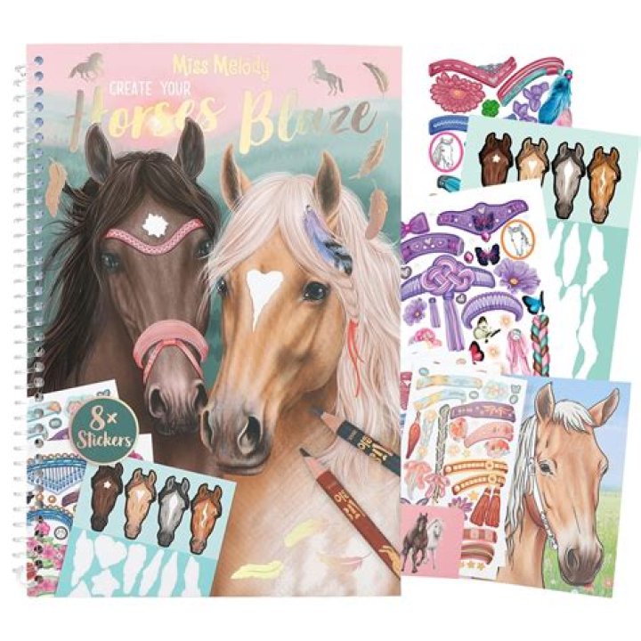 What is a horse's blaze?