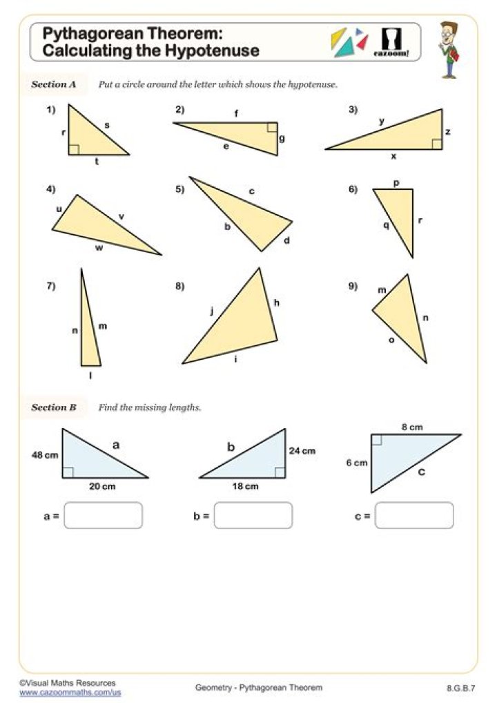 What is a hypotenuse leg in geometry?