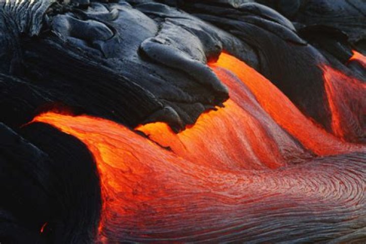 What is black lava called?