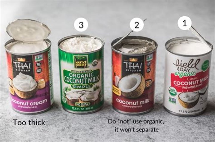 What is canned coconut cream used for?