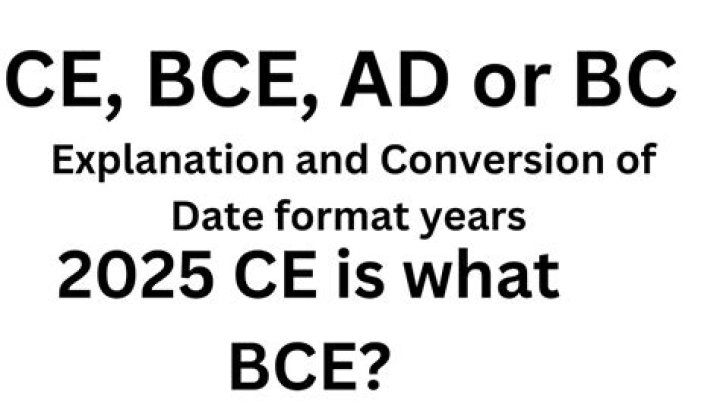 What is CE year?