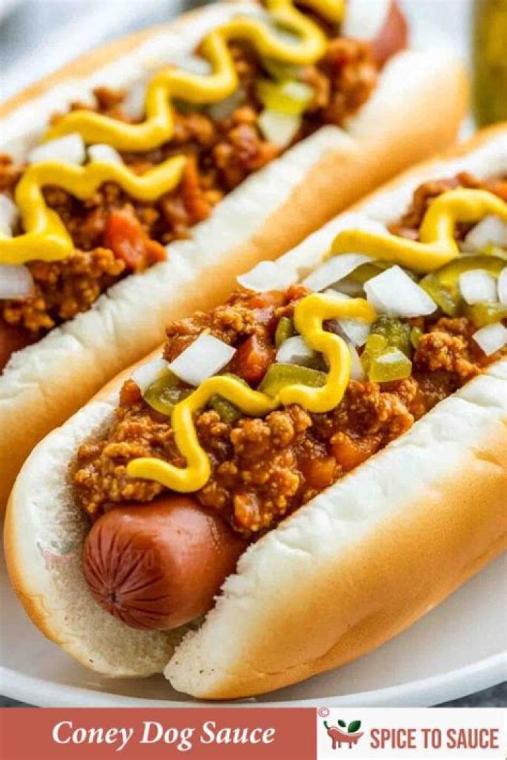 What is Coney sauce made of?