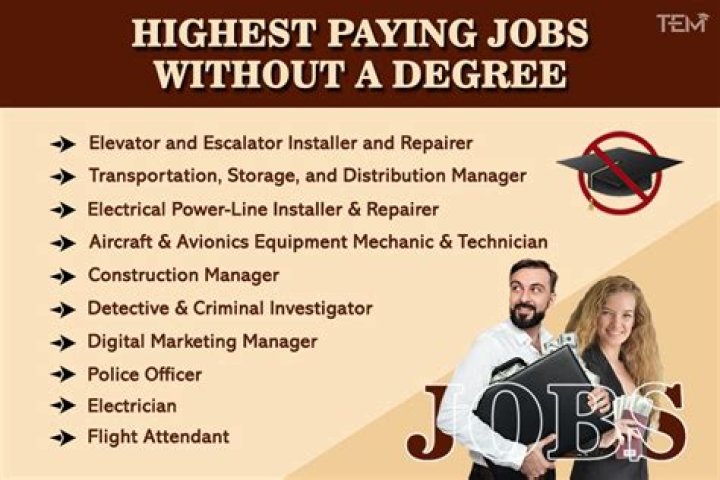 What is considered a high paying job?