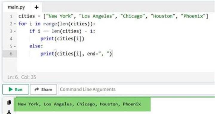 What is end in Python?