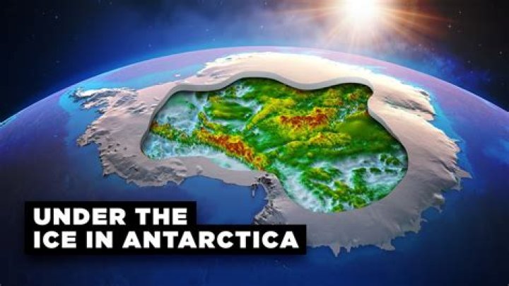 What is hidden under the ice of Antarctica?
