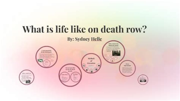 What is life like on death row?