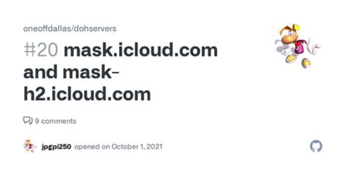 What is mask iCloud used for?