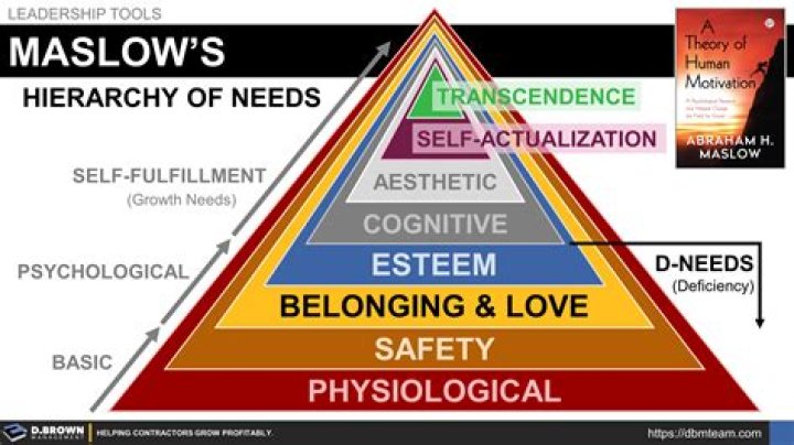 What is Maslow's triangle?