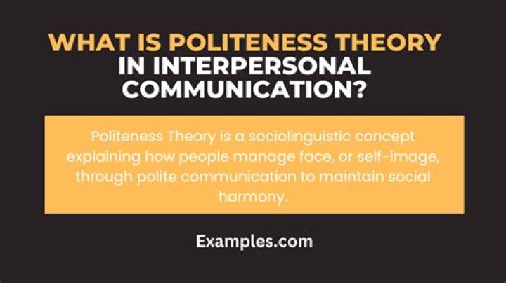 What is politeness in communication?