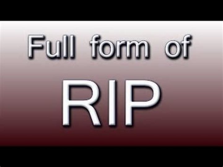 What is Rip full form?