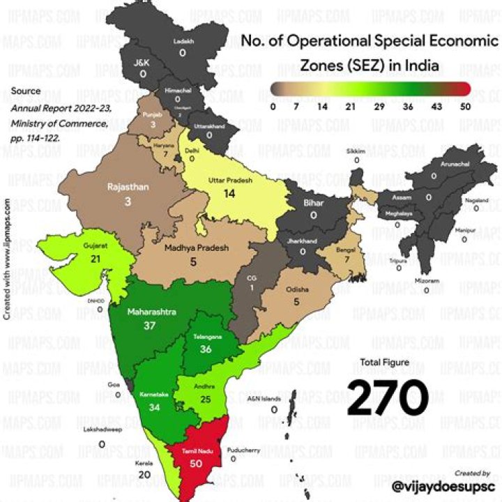 What is SEZ area in India?