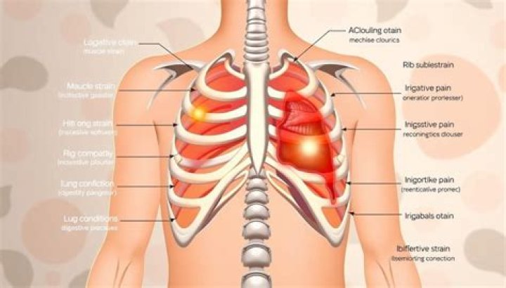 What is sharp pain under left rib cage?