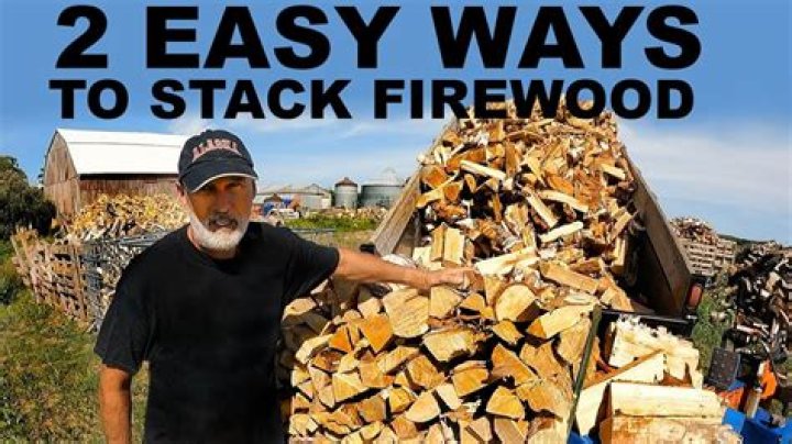 What is the best way to stack fire wood?