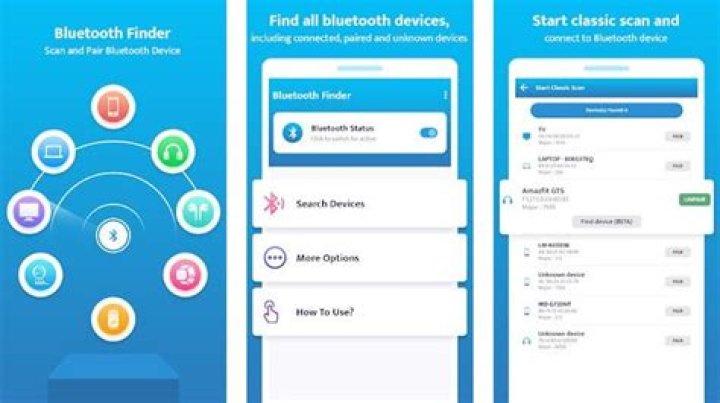 What is the Bluetooth Finder app?