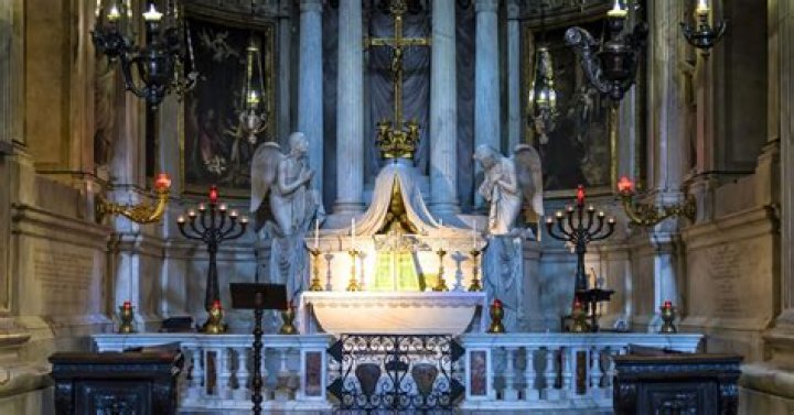 What is the book on the altar called?