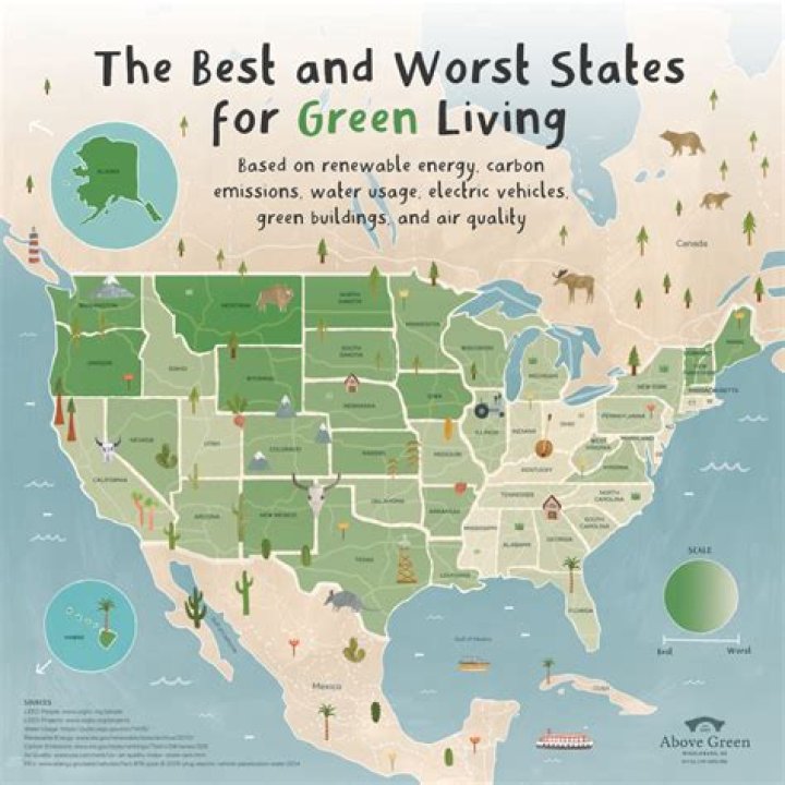 What is the cleanest state in USA?