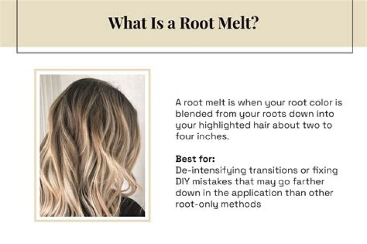What is the difference between a root melt and balayage?