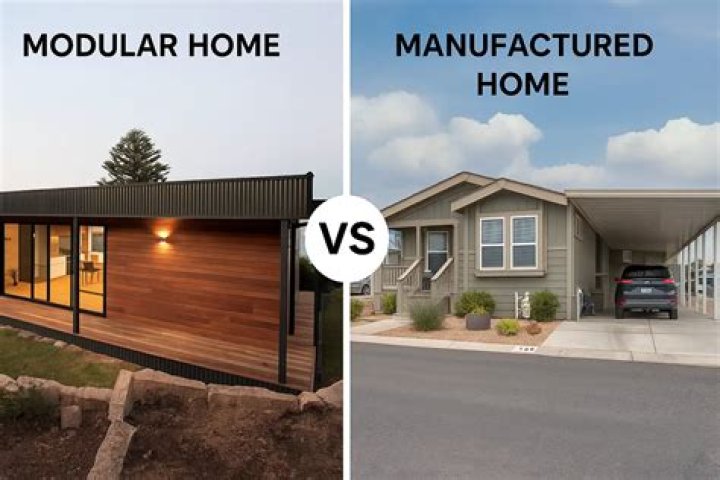 What is the difference between manufactured and modular?