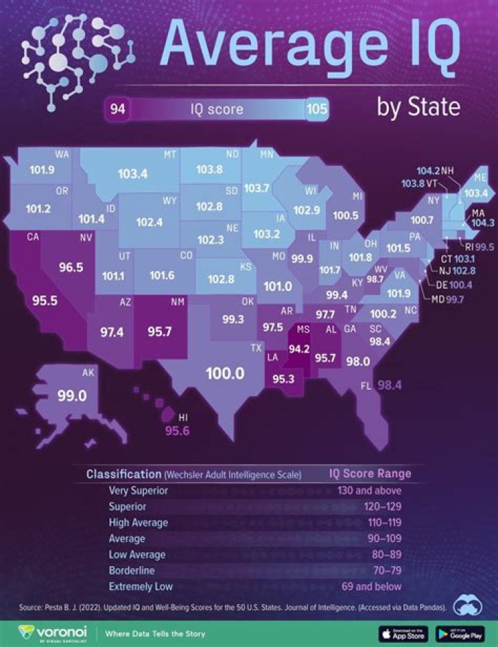What is the IQ of a teenager?